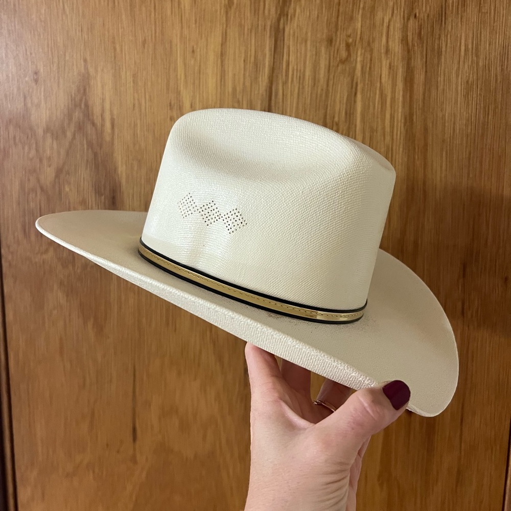 Cream Western Style Hat